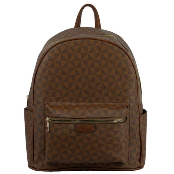Designer Brown Monogram Large Backpack main image 12